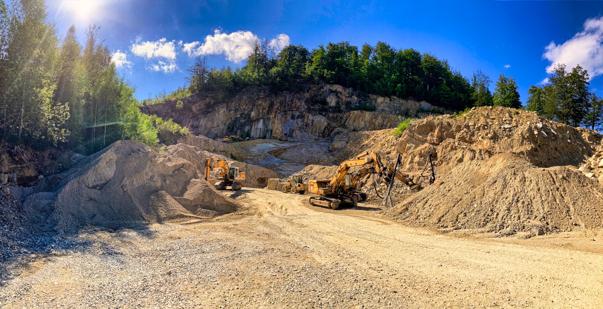 Steinbruch Kösseine Panorama
