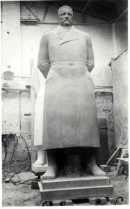 Hindenburg Statue aus Kösseine Granit